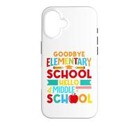 Custodia per iPhone 16 Hello Middle School, Goodbye Elementary School 2026 Last Day