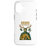 Custodia per iPhone 16 Herne the Hunter English Woodland Spirit Folklore Design