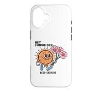 Custodia per iPhone 16 Hey Sunshine Keep Shining - Condividi buone vibrazioni e gioia