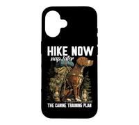 Custodia per iPhone 16 HIKE NOW NAP LATER THE CANINE TRAINING PLAN