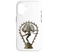 Custodia per iPhone 16 Hindu Shiva Nataraja Danza Statua