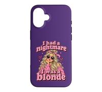 Custodia per iPhone 16 Ho avuto un incubo era una bionda divertente bruna umorismo
