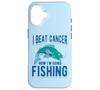 Custodia per iPhone 16 Ho battuto il cancro ora vado a pescare