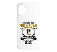 Custodia per iPhone 16 Ho chiesto a Dio un amico fedele ShiChi Dog Pet Design