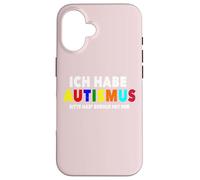 Custodia per iPhone 16 Ho l'autismo Bitte habe Geduld mit mir