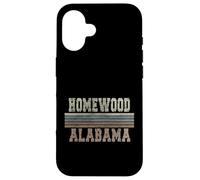 Custodia per iPhone 16 Homewood Alabama retrò