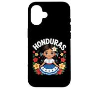 Custodia per iPhone 16 Honduras Girl Culture Orgoglio per Ragazze Bambini