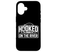Custodia per iPhone 16 Hooked On The River Pesca A Mosca Trota Fiume