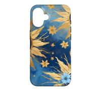 Custodia per iPhone 16 Horror Strano Occhio Malvagio Blu Scuro