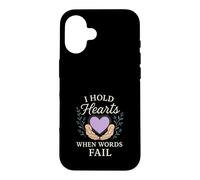 Custodia per iPhone 16 Hospice Nurse Palliative Care RN Compassione Fine della vita Lavoro