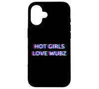 Custodia per iPhone 16 Hot Girls Love Wubz EDM Dubstep House Techno Rave Festival