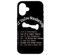 Custodia per iPhone 16 Hoverboard Checklist Cool & Funny hoverboard Gift