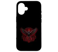Custodia per iPhone 16 Hugin & Munin i corvi di Odino Mitologia nordica vichinga