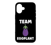 Custodia per iPhone 16 Humor food eggplant simple team eggplant
