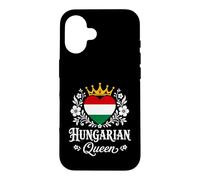 Custodia per iPhone 16 Hungarian Queen Hungary Flag Proud Hungarian Woman
