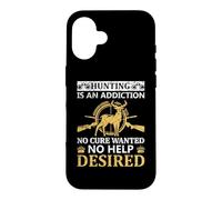 Custodia per iPhone 16 Hunting Is An Addiction Hunter Life Adventure Nature Lover