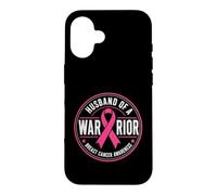 Custodia per iPhone 16 Husband Of A Warrior Breast Cancer Awareness
