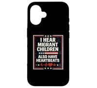 Custodia per iPhone 16 I bambini migranti hanno battito cardiaco immigrazione