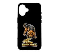 Custodia per iPhone 16 I Find Hidden Assets Accountant Dog Humor