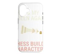 Custodia per iPhone 16 I Hung My Queen Again Chess costruisce il design dei personaggi