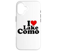 Custodia per iPhone 16 I LOVE HEART LAKE COMO LOMBARDIA ITALIA