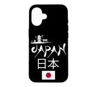 Custodia per iPhone 16 I Love Japan Culture, Enjoy Cool Japan Red-crowned crane