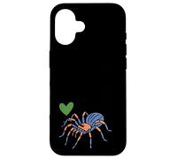 Custodia per iPhone 16 I Love Spiders Carino Tarantola Pet Aracnid Lover
