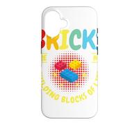 Custodia per iPhone 16 I mattoni sono i miei elementi costitutivi della vita | Master Builder