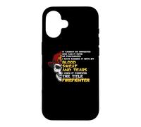 Custodia per iPhone 16 I Own It Forever The Title Firefighter Fireman Firefighters