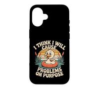 Custodia per iPhone 16 I Think I Will Cause Problems On Purpose Chaos Vibe -