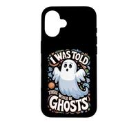 Custodia per iPhone 16 I Was Told There Would Be Ghosts Funny Halloween Kids Boys