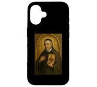 Custodia per iPhone 16 Icona cattolica di San Giovanni Eudes