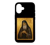 Custodia per iPhone 16 Icona ortodossa di San Giuseppe Esicasta