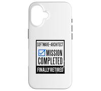 Custodia per iPhone 16 Idea regalo pensionamento Software-Architetto in pensione