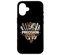 Custodia per iPhone 16 Identità mentale di Precision Craft Professional Maker