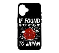 Custodia per iPhone 16 If Found Please Return Me To Japan Travel Cultura giapponese