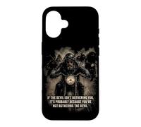 Custodia per iPhone 16 If The Devil Isn't Bothering You... Men Christian Motorcycle