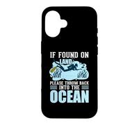Custodia per iPhone 16 If You On Land Throe Me back Into The Ocean Scuba Diving
