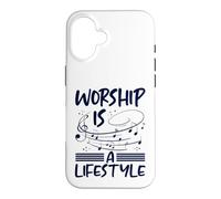Custodia per iPhone 16 Il culto del cristianesimo è uno stile di vita Musica Note cristiane