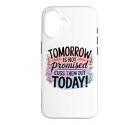 Custodia per iPhone 16 Il domani non è promesso sconfiggerli oggi
