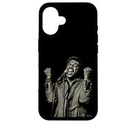 Custodia per iPhone 16 Il Drifters Cantante Ben E King Soul R&B Da Dick Barnatt