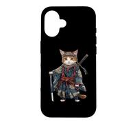 Custodia per iPhone 16 Il gatto samurai