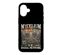 Custodia per iPhone 16 Il micelio è il mio fungo di foraggiamento dei funghi sui social network
