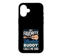 Custodia per iPhone 16 Il mio amico preferito per l'ukulele mi chiama papà Funny Ukulele Dad