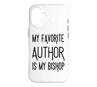 Custodia per iPhone 16 Il mio autore preferito è la Giornata nazionale degli autori della mia chiesa vescovo