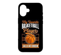 Custodia per iPhone 16 Il mio giocatore di basket preferito mi chiama Cousin Matching