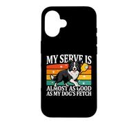 Custodia per iPhone 16 Il mio servizio è quasi buono come i miei cani prendono