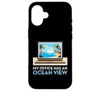 Custodia per iPhone 16 Il mio ufficio ha un operatore remoto Ocean View