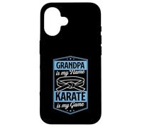 Custodia per iPhone 16 Il nonno è il mio nome Karate è il mio gioco nonno