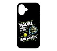 Custodia per iPhone 16 Il Padel Mi Fa Dire Parolacce Il Divertente Tennis Padel